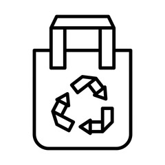 Reusable Bag line icon