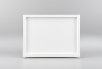 Cuadro en blanco para mockup