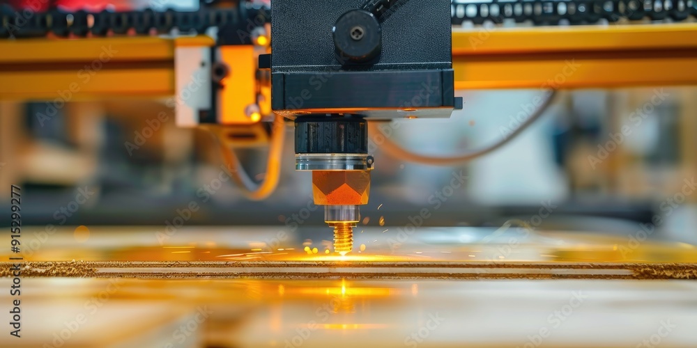 Poster Laser Head for DIY Engraving Machine Selective Focus with Shallow Depth of Field