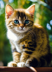 cat in the garden