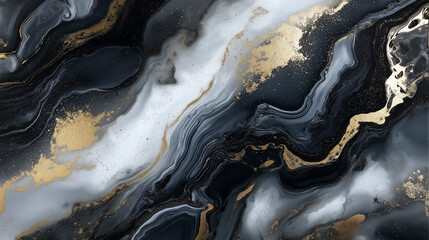 Obraz premium Luxury abstract fluid art painting in alcohol ink