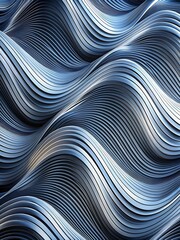 Um padrão de onda simples e abstrato em um esquema de cores monocromático.