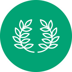 Film Festival line circle icon