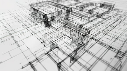The Fascinating World of Abstract Architectural Drawings: A Blend of Creativity and Innovation. Showcasing Unconventional Designs and Inspiring Spatial Concepts.