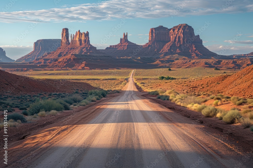 Canvas Prints valley monument valley tranquility landscape.