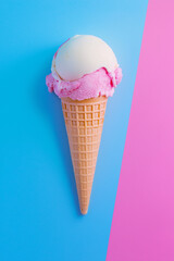 Ice cream background.