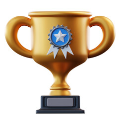 3D Illustration Trophy