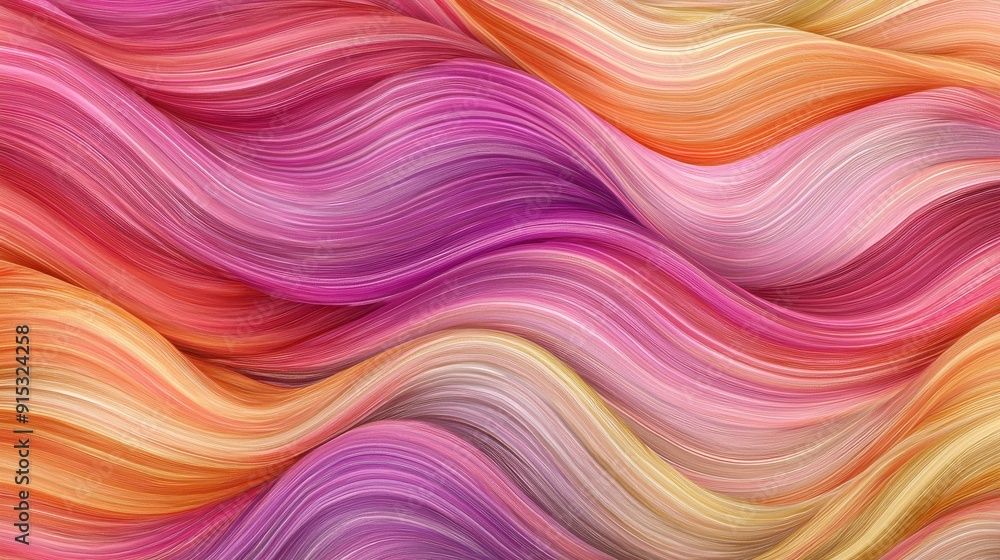 Poster abstract waves: a seamless pattern of abstract waves