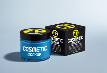 Cosmetic Packaging Mockup Product label Design