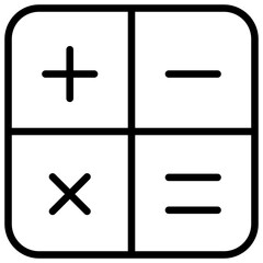 Fototapeta premium Calculator icon