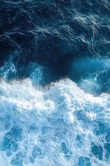 Fototapeta premium Surfer in open ocean