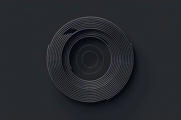 A minimalistic and contemporary illustration of the letter O focusing on clean lines and simplicity making it versatile and suitable for a wide range of design applications.