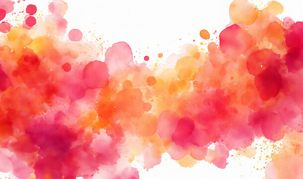 Pintura abstracta con manchas de pintura colorida en blanco | Foto Premium