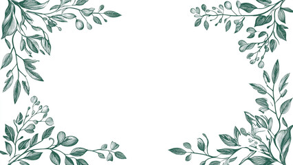 Vintage Elegance: Ornamental Decorative Frame