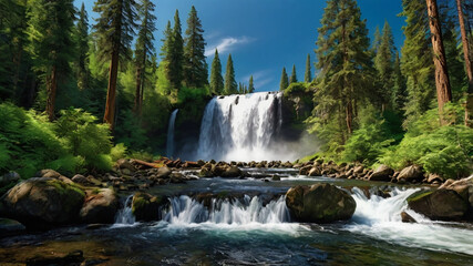 waterfall in the forest