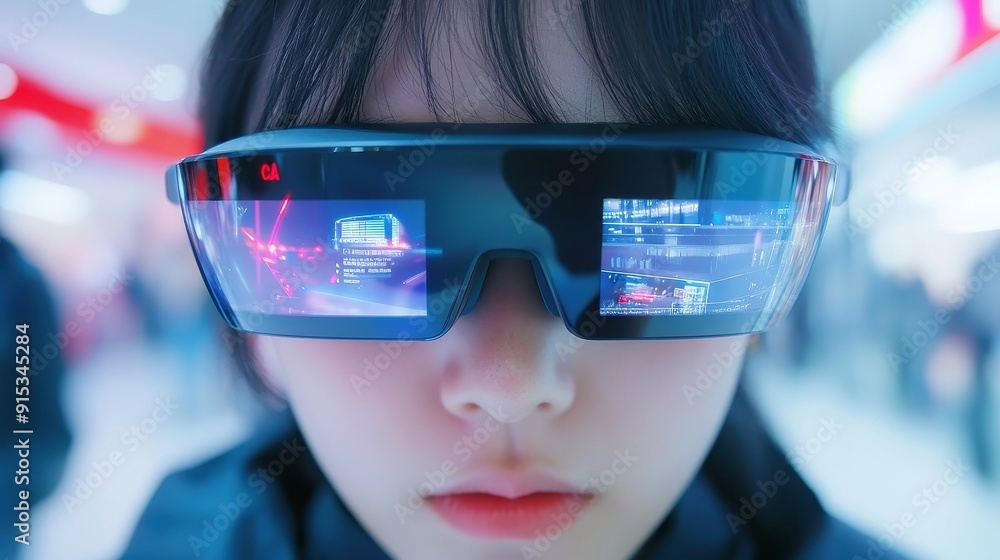 Poster augmented reality experience, blending digital elements with the physical environment, fostering imm