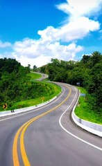 road in the mountains