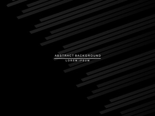 Abstract futuristic dark black background with modern design. Realistic 3d wallpaper with luxurious flowing lines. Elegant background for posters, websites, brochures, cards, banners, apps, etc.