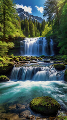 waterfall in the forest