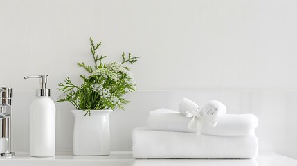 modern bathroom interior with bathroom. White Background. Stylish and Many things are used in lifestyle
