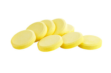 Vitamin C pills transparent png