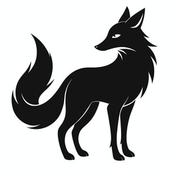 Vector illustration of a fox