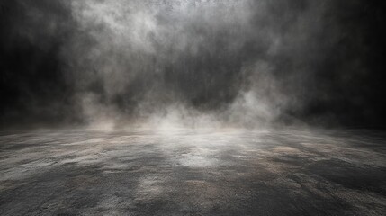 Dark textured background with fog and light.