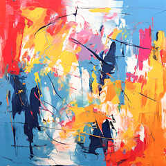 Abstract expressionist background design