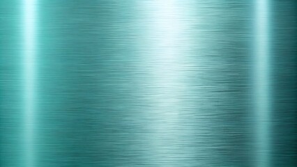 Brushed Aqua Metal Texture Background with Soft Reflections
