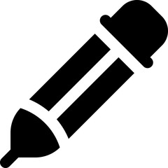pencil icon. vector glyph icon for your website, mobile, presentation, and logo design.