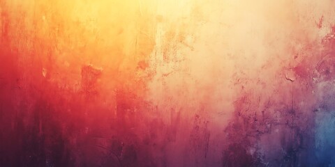 Obraz premium Abstract painting with a gradient of colors blending seamlessly into each other, creating a soft 