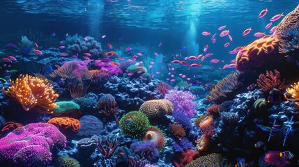 Panoramic underwater world
