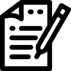 edit file icon. vector line icon for your website, mobile, presentation, and logo design.