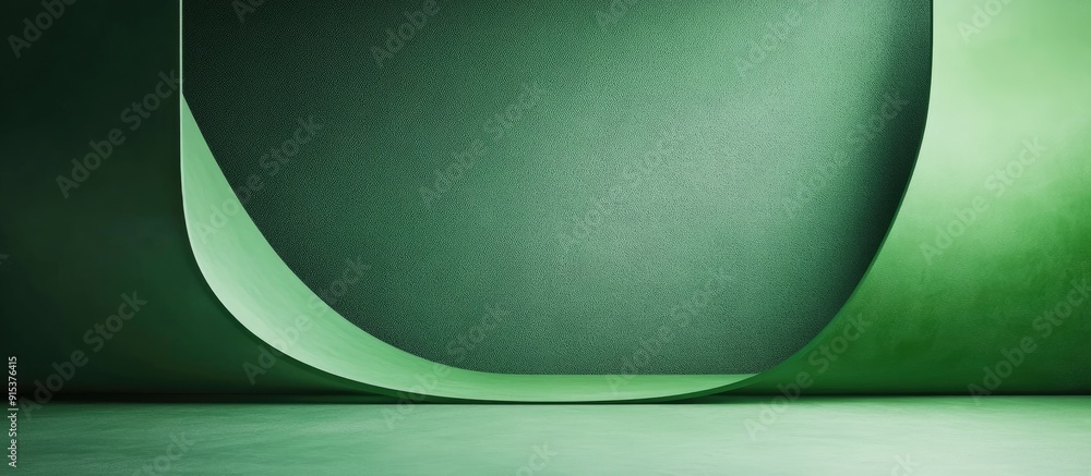 Poster two shades of green with borders vacant graphic background element. with copy space image. place for
