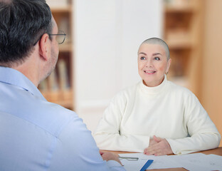 Radiant Cancer Survivor Shares Optimism and Gratitude with Psychologist for Supporting Her Mental...