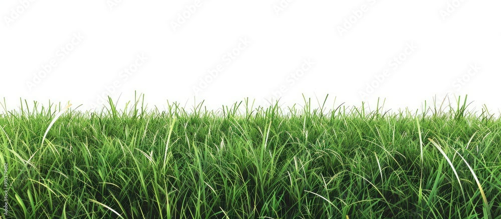 Fototapete isolated green grass banner. with copy space image. place for adding text or design