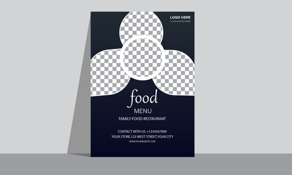 Adobe stock fyer design food  9