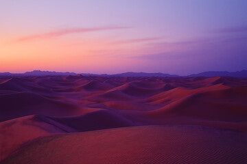 Fototapeta premium sunrise in the desert