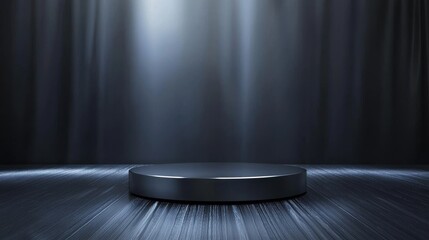 Dramatic Dark Podium with Spotlight products or creating a powerful, sophisticated presentation.