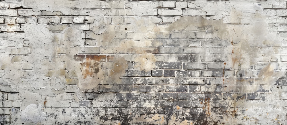 Poster background of an aged vintage brick wall. with copy space image. place for adding text or design