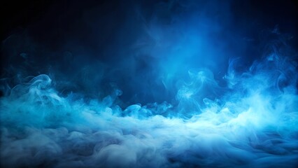 blue fog dark background