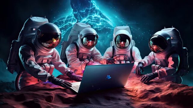 Astronauts and working with music