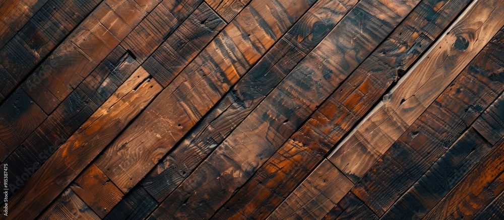 Poster Old planks set against a white background Top view. with copy space image. Place for adding text or design