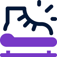 Obraz premium ice skating icon. vector dual tone icon for your website, mobile, presentation, and logo design.