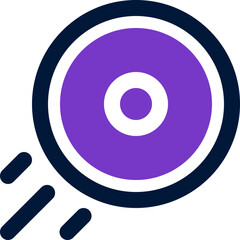 frisbee icon. vector dual tone icon for your website, mobile, presentation, and logo design.