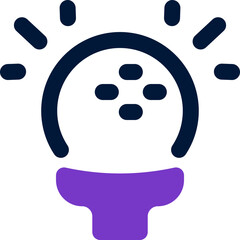 golf ball icon. vector dual tone icon for your website, mobile, presentation, and logo design.