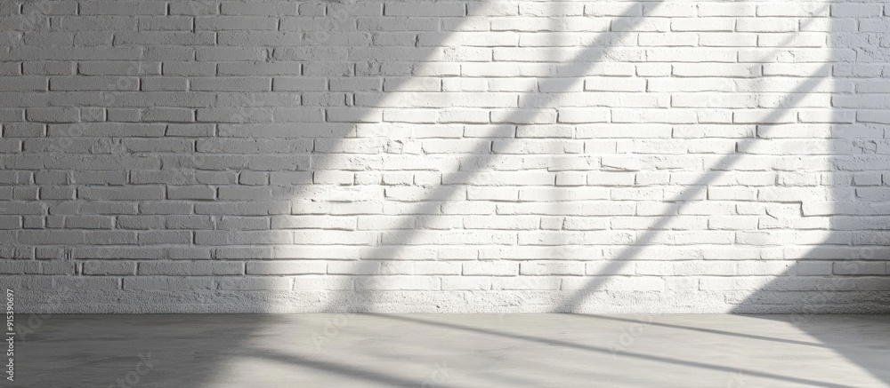 Aufkleber white brick wall. with copy space image. place for adding text or design