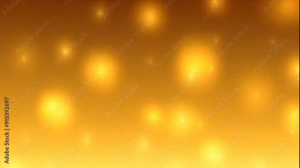 Wall mural loop bokeh light sparks rising looping video