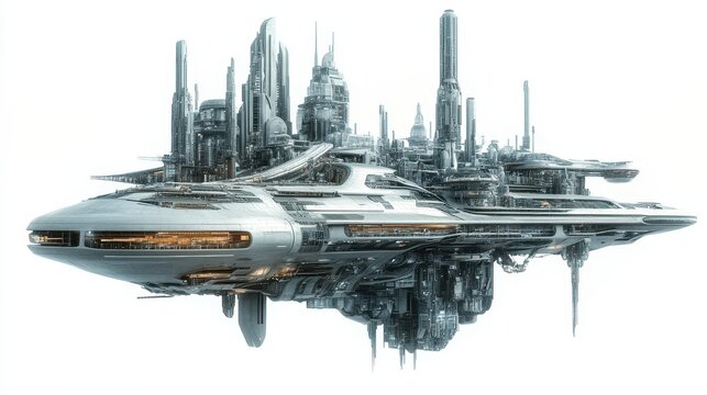 Futuristic cityscape featuring advanced architecture and underground infrastructure