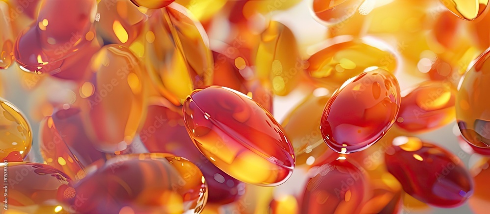 Poster vitamin supplements frame. with copy space image. Place for adding text or design